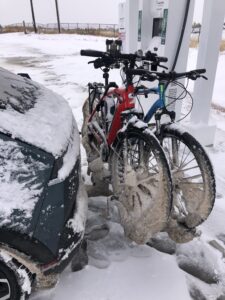 Frozen bicycles