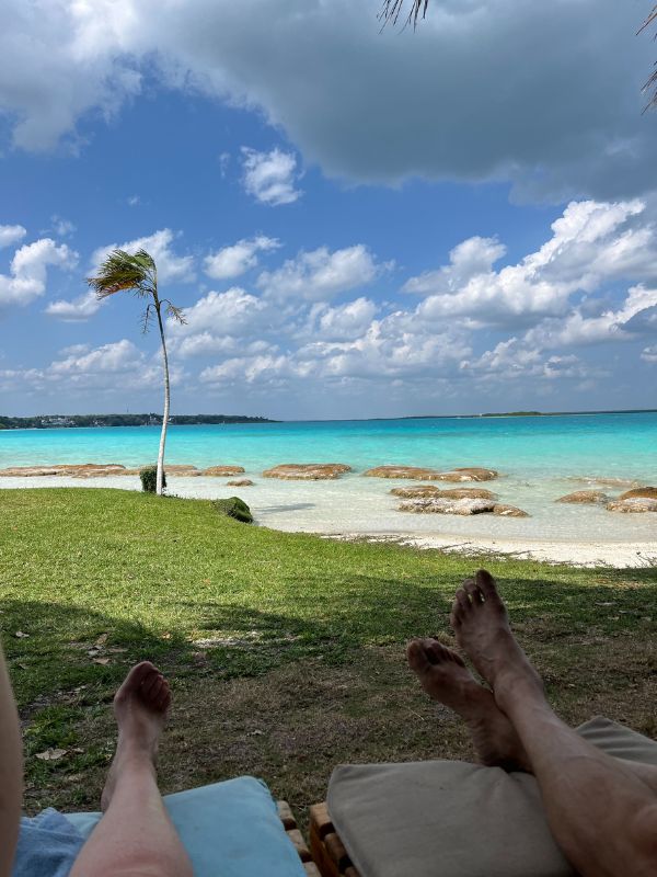 Bacalar feet Bacalar feet