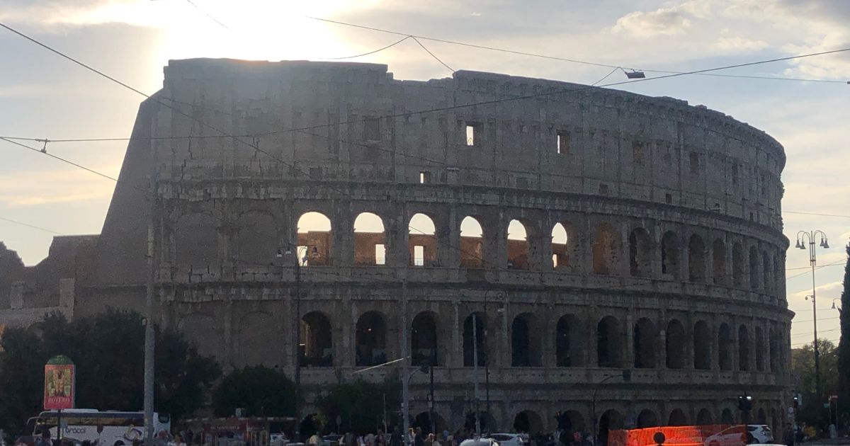 Rome banner Rome colosseum