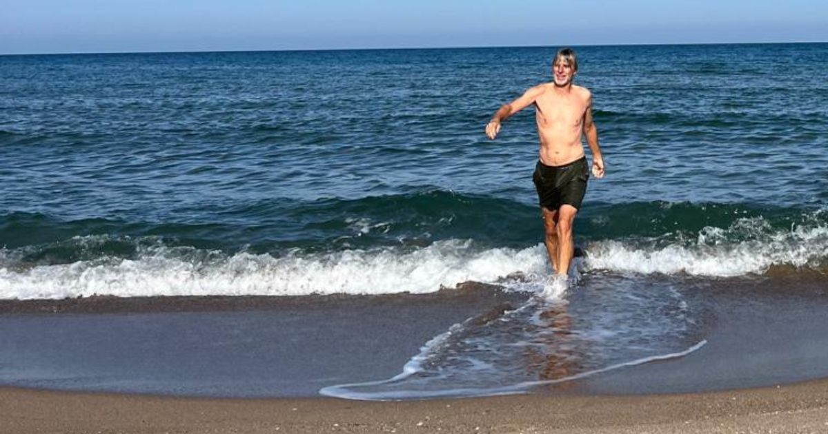 Black Sea winter swim