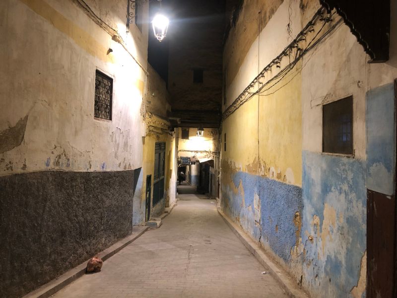 3 The nice safe alleyway to our AirBnB