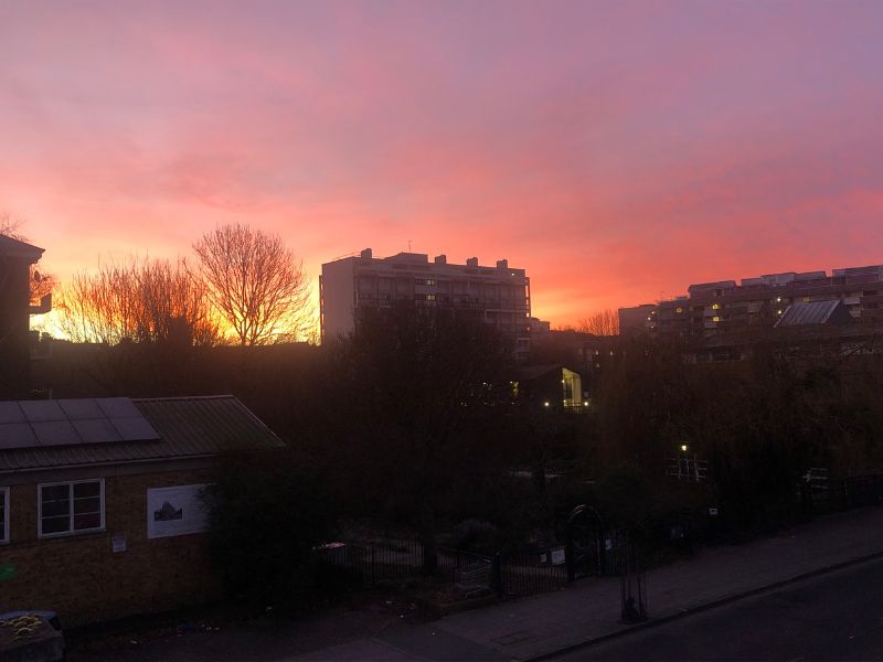 6 40 years after highschool English Lit class with Mr. Russell, I finally got to recite Wordsworth: This City now doth, like a garment, wear
The beauty of the morning; silent, bare