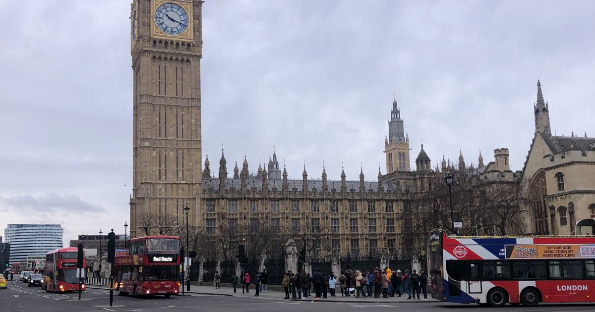 London banner Big Ben London