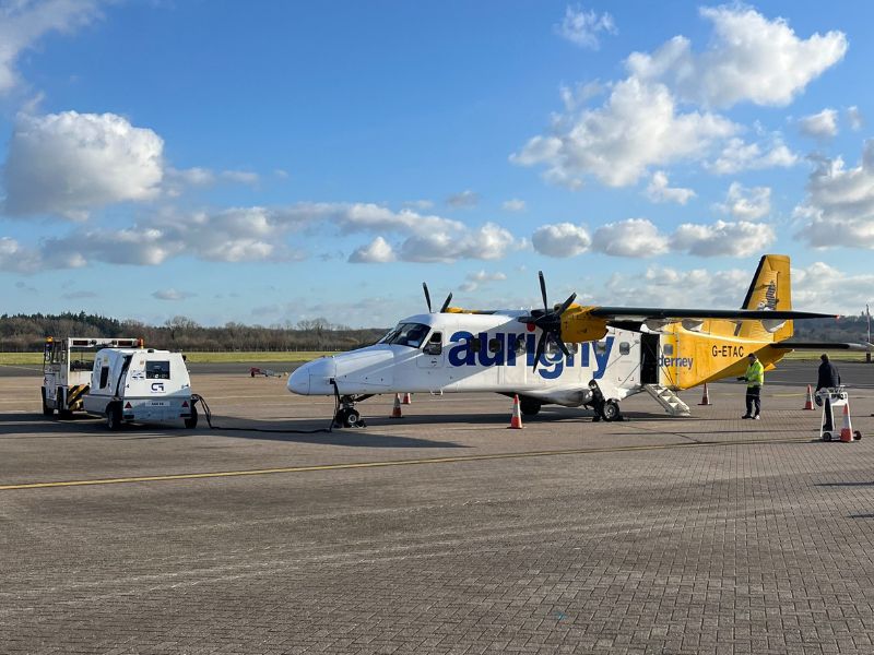 Alderney airplane