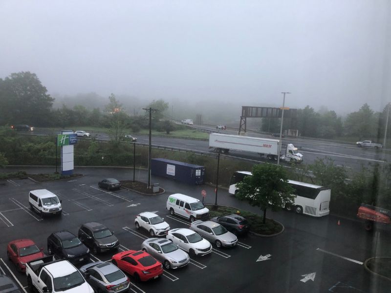 1 View from our New Jersey hotel room