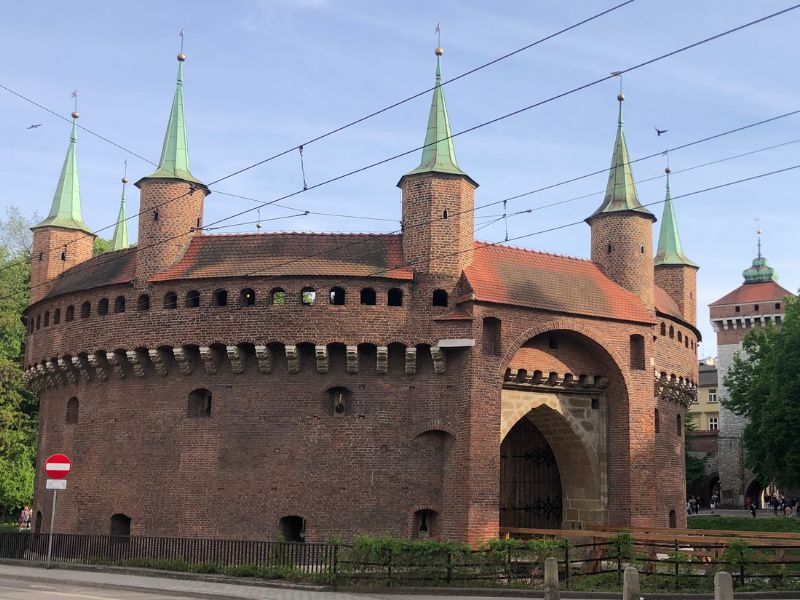 5 Barbican of Kraków: medieval defensive structure that once served as an entrance to the city
