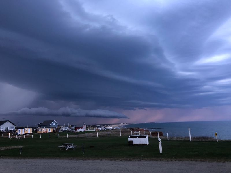 3 Fantastic storm swept through our beach.