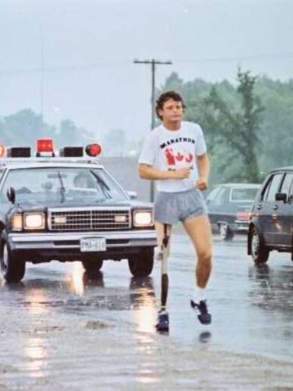 Photo from Marathon of Hope website, which has raised over $850 million for cancer research. https://terryfox.org/terrys-story/