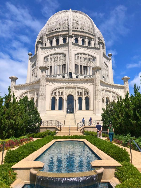 One of the 8 continental Bahai temples (and the oldest) in the world