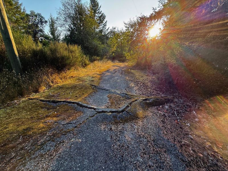 Hike on the old (closed) road to the Quarry