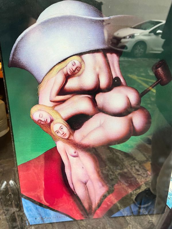 3 Popeye the Ladies Man (look closely). Not all art is sacred in Montmartre.