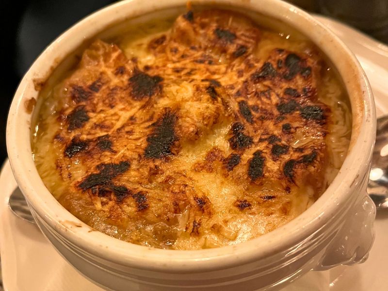 Soup In Paris, it's not "French Onion Soup", it's just "Onion Soup" and it's perfect.