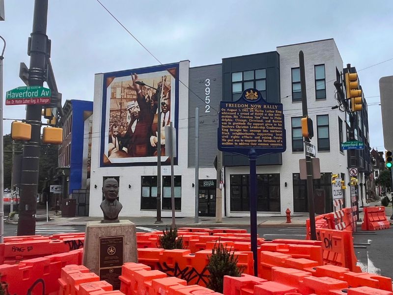 Dr. Martin Luther King addressed a crowd of 10,000 here during his 1965 "Freedom Now" tour.