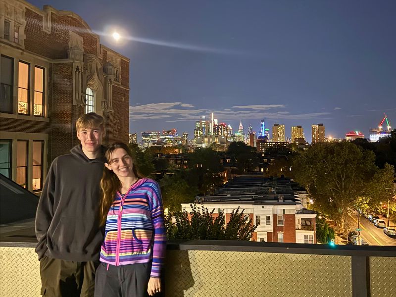 I'm guessing Zekiah and Zarina aren't the first students to discover the school's romantic rooftop