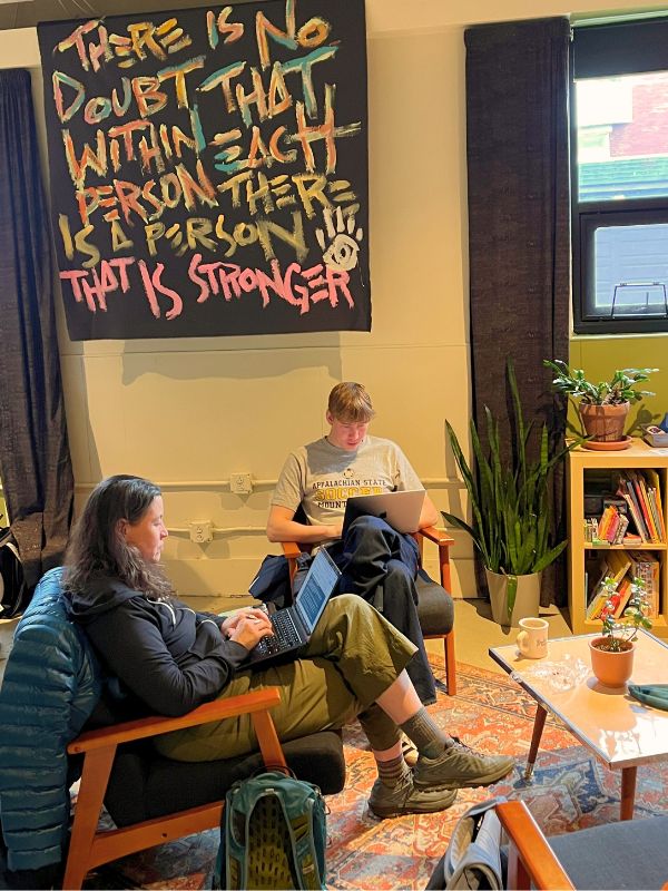 Work day at the old Moose Lodge