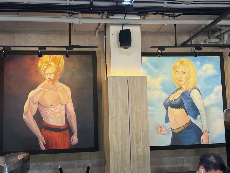 We impressed them so much at the gym that they put our pictures on the wall