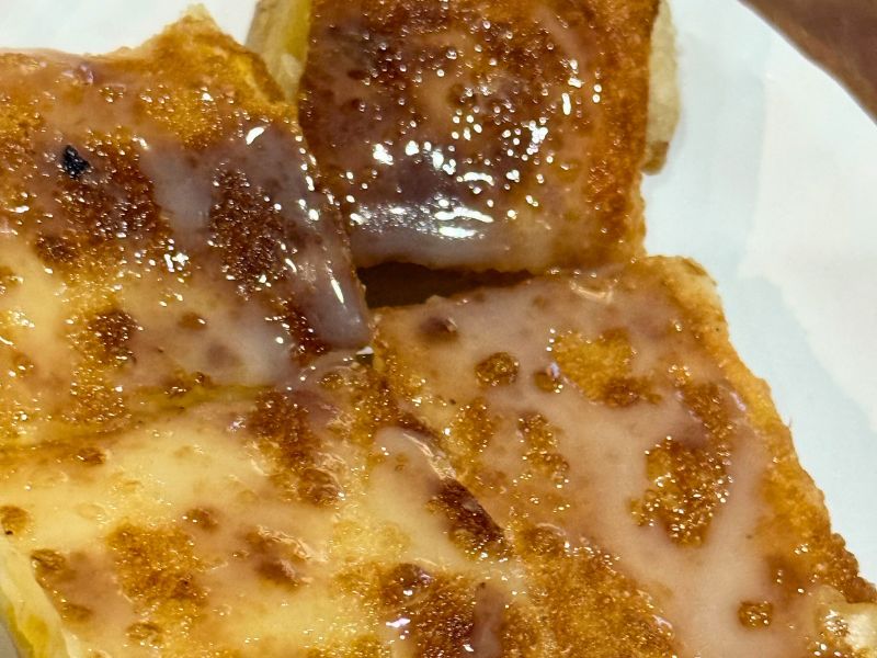 Indian roti with egg, cheese and banana...