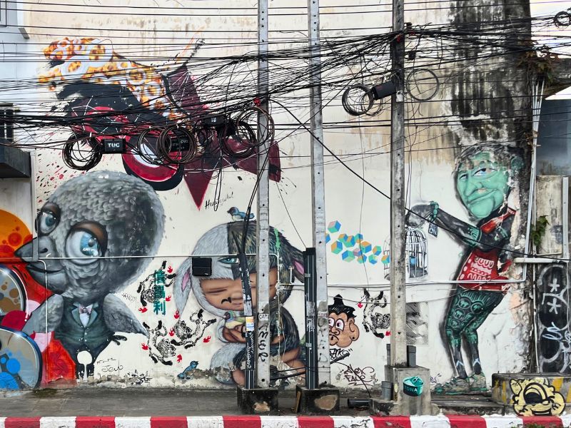 Not a mural city like Tirana or Philadelphia, but some good stuff