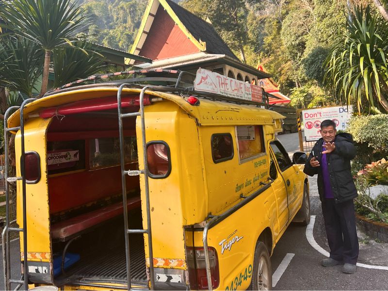 Our limo and driver for the day