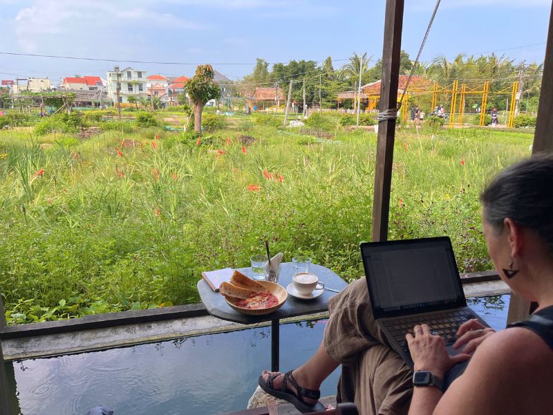 It is Slow Café, our 2nd office of the morning