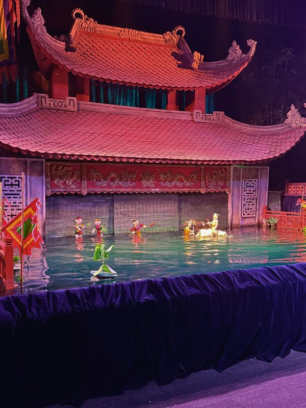One Day in Hanoi - water puppets
