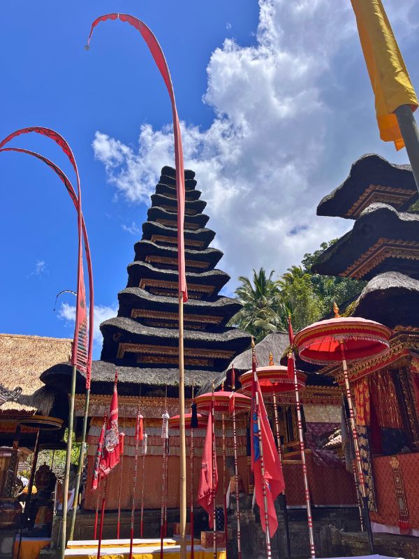 Pura Kehen “Temple of Fire” decorated for upcoming festival