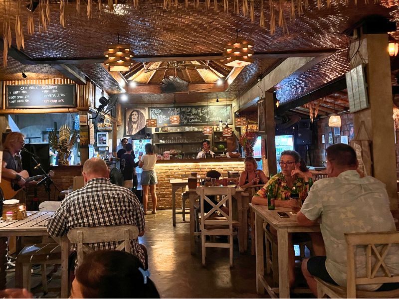 White Lotus bar in Sanur, Bali
