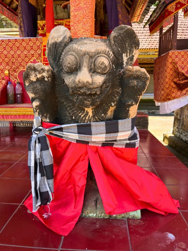Sacred Hello Kitty (not really) at Pura Kahem