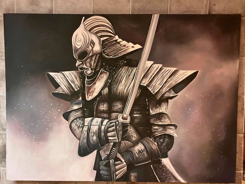 Art in the men's changing room