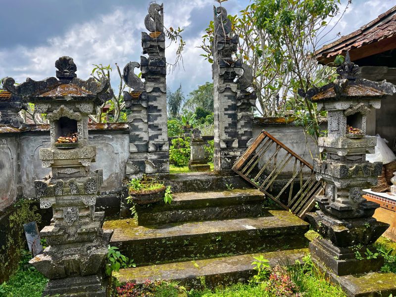 Entrance to the family shrine
