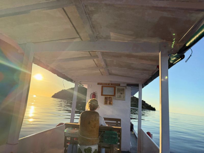 Another type of boat cruise - no komodo dragons, but plenty of coral and fish