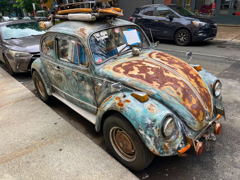 Their sign says this car is a Horcrux. Phili's parking police ticket says it owes $150.