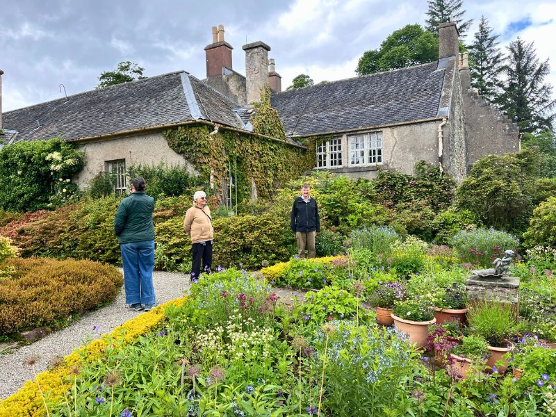 Geilston Garden below the old (unrestored) estate house
