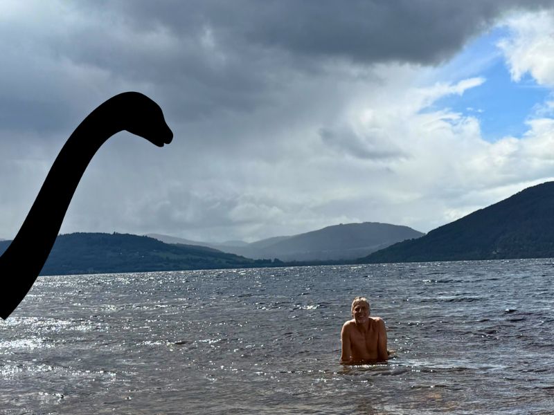 Swimming with the Loch Ness Monster