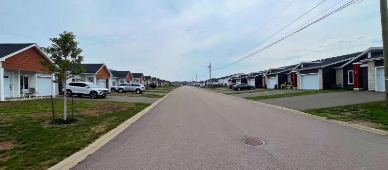 Greater Moncton is the 2nd-fastest-growing metropolitan region in Canada. Truman Show developments like this are everywhere.