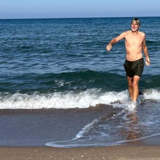 Black Sea winter swim